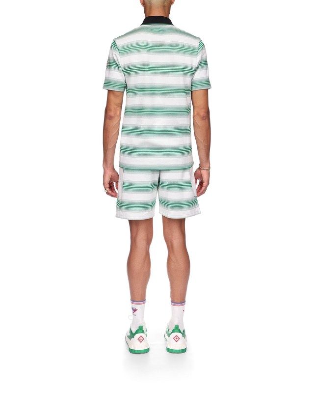 Casablanca Gradient Stripe Polo Shirt | Casablanca Paris