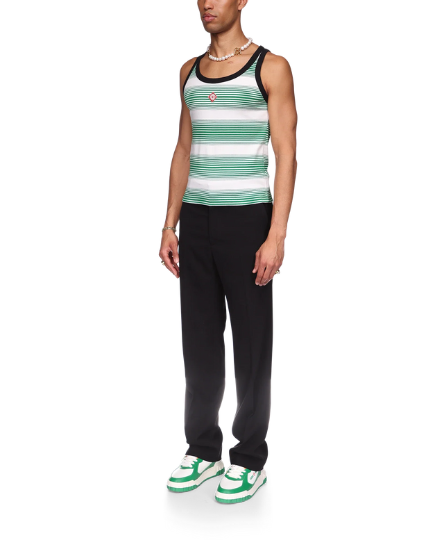 Casablanca Gradient Stripe Ringer Tank Top | Casablanca Paris