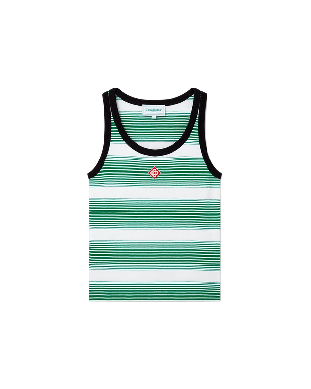 casablanca Gradient Stripe Ringer Tank Top | Casablanca Paris