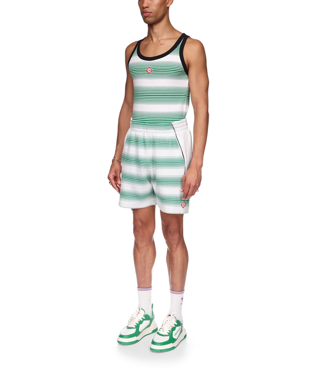 Casablanca Gradient Stripe Sweatshorts | Casablanca Paris