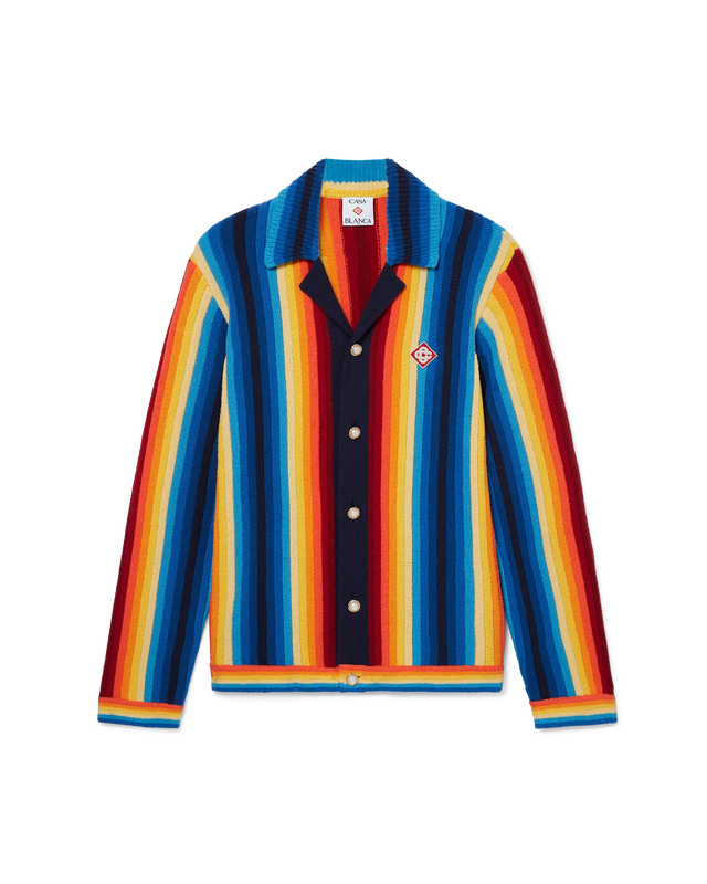 casablanca Gradient Stripe Towelling Jacket | Casablanca Paris