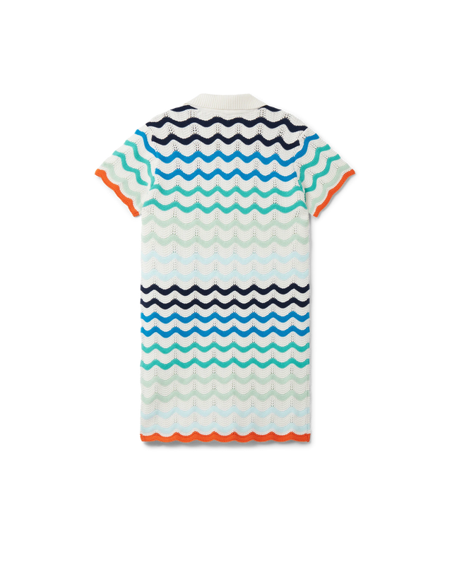 Casablanca Gradient Wave Crochet Dress | Casablanca Paris