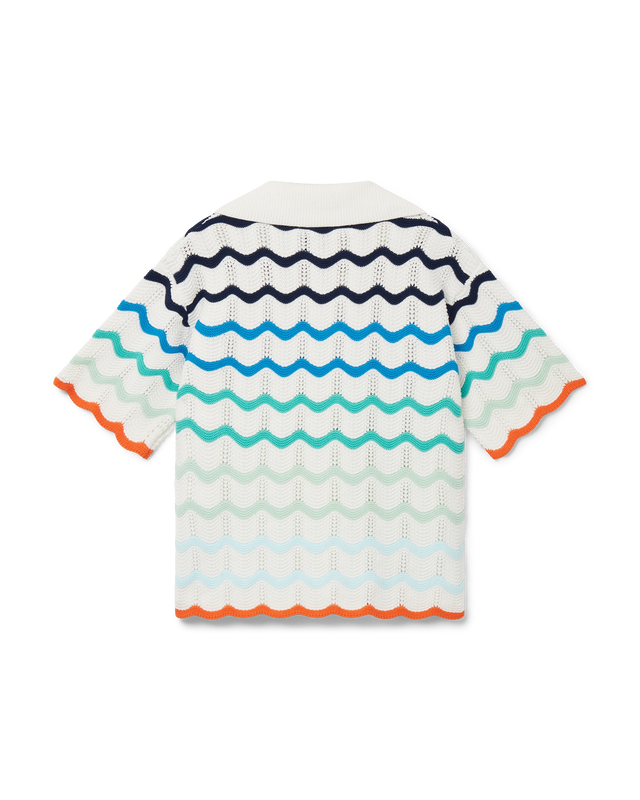 Casablanca Gradient Wave Crochet Shirt | Casablanca Paris