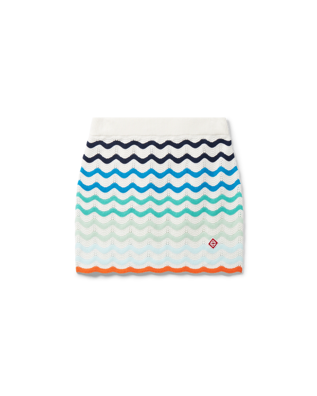 casablanca Gradient Wave Crochet Skirt | Casablanca Paris