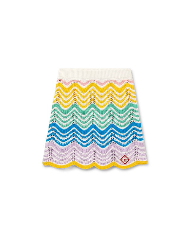 casablanca Gradient Wave Crochet Skirt | Casablanca Paris