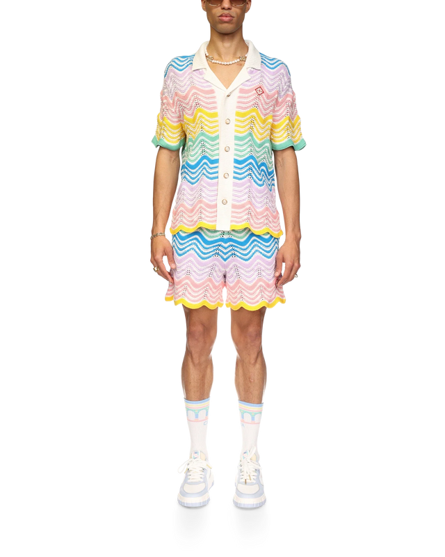 Casablanca Gradient Wave Knit Shirt | Casablanca Paris
