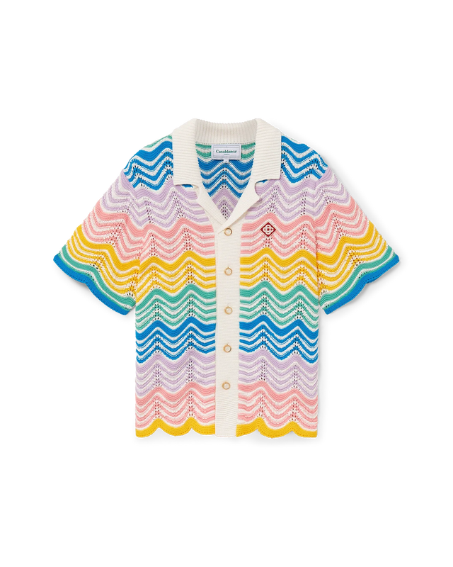 casablanca Gradient Wave Knit Shirt | Casablanca Paris