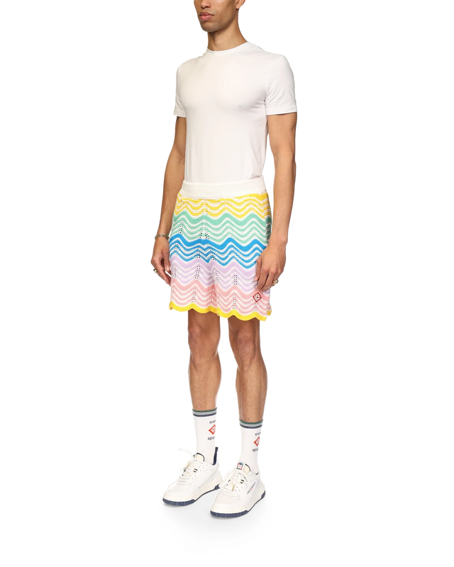 Casablanca Gradient Wave Knit Shorts | Casablanca Paris