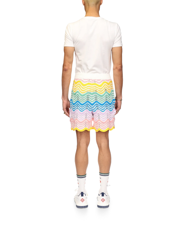 Casablanca Gradient Wave Knit Shorts | Casablanca Paris