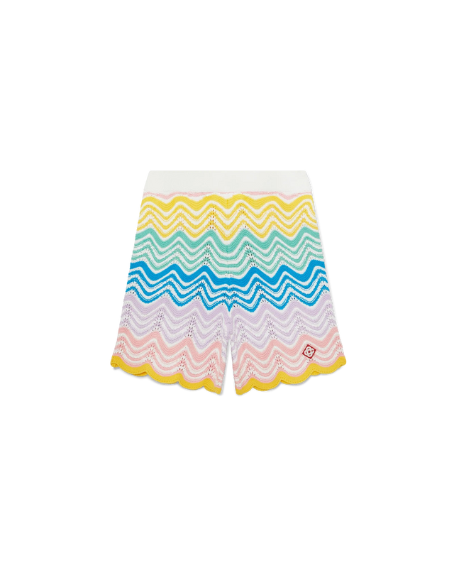 casablanca Gradient Wave Knit Shorts | Casablanca Paris