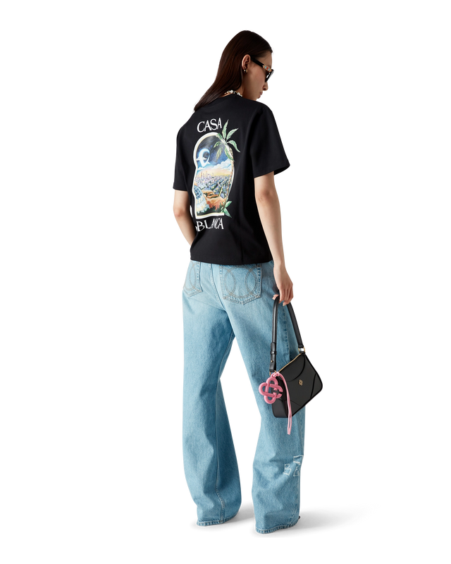 Casablanca Graffiti Distressed Denim Jeans | Casablanca Paris