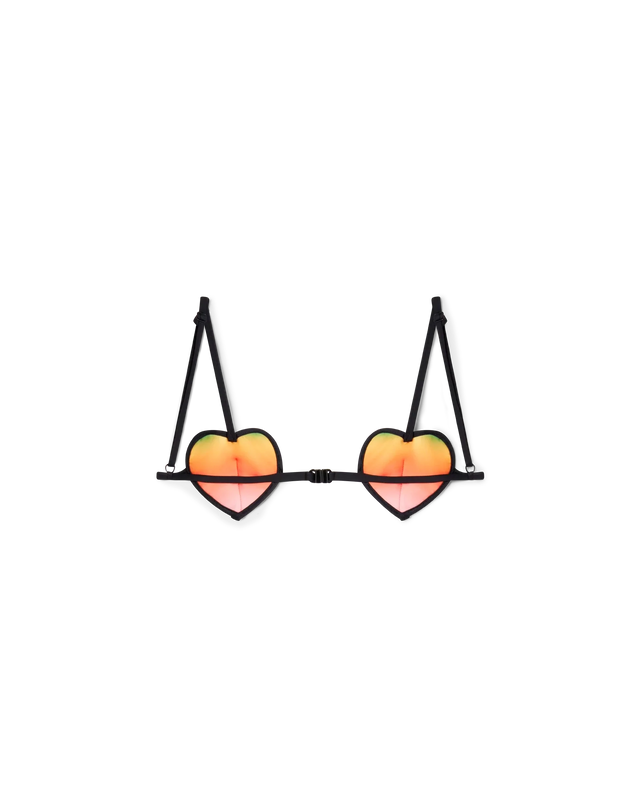 Casablanca Heart Gradient Bikini Top | Casablanca Paris