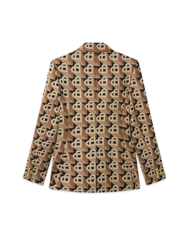 Casablanca Heart Jacquard Single Breasted Jacket | Casablanca Paris