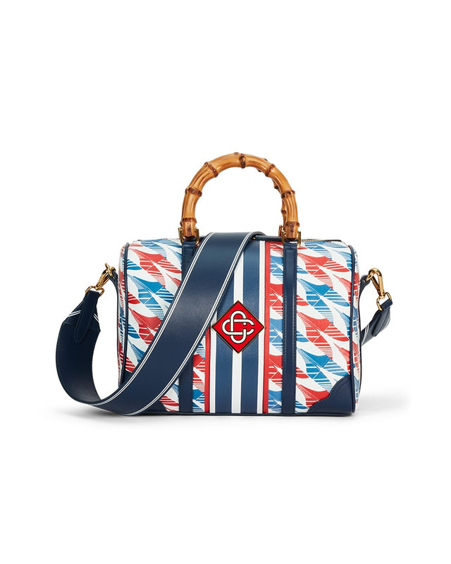 Casablanca Houndstooth Weekender Bag | Casablanca Paris