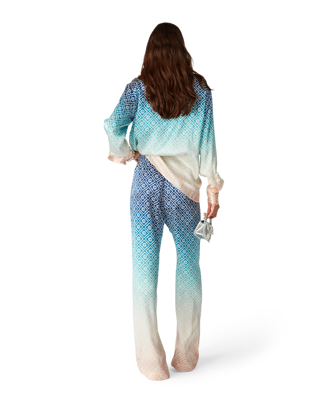 Casablanca Jacquard Gradient Silk Trousers | Casablanca Paris