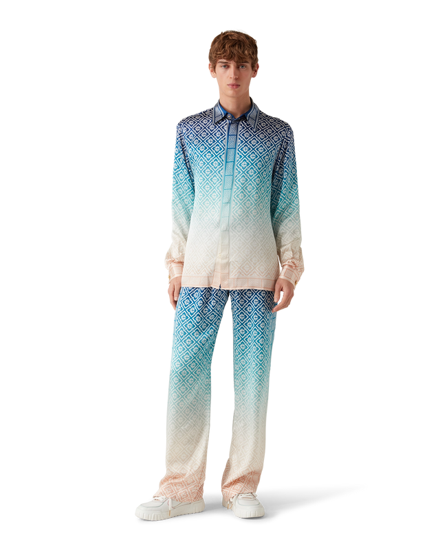 Casablanca Jacquard Gradient Silk Trousers | Casablanca Paris