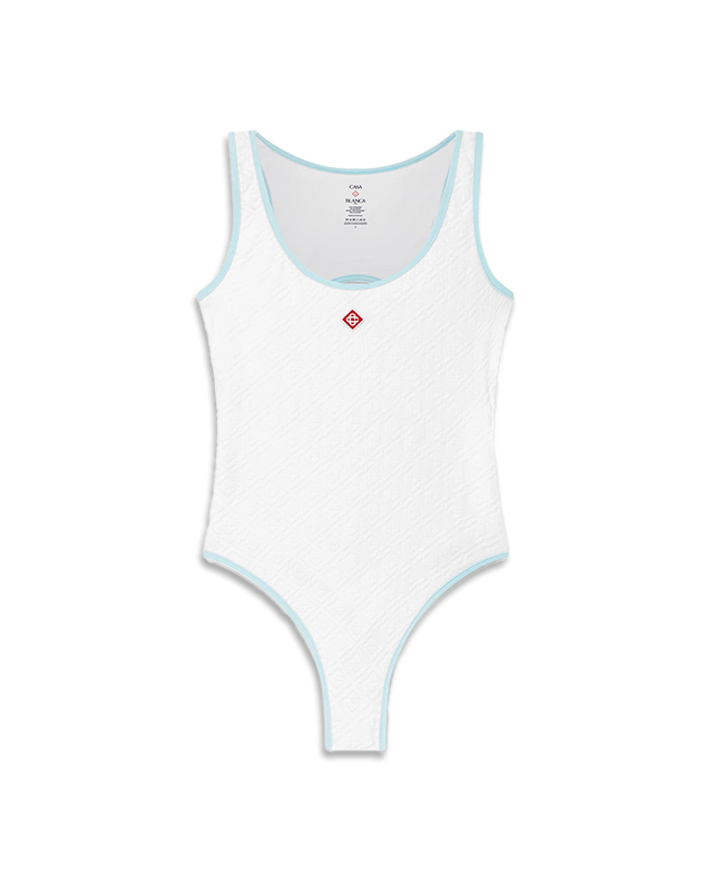 casablanca Jacquard Monogram Swimsuit | Casablanca Paris