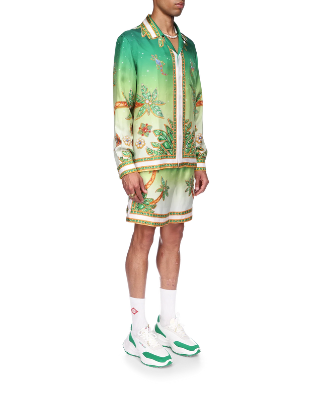 Casablanca Joyaux D'Afrique Silk Shirt | Casablanca Paris