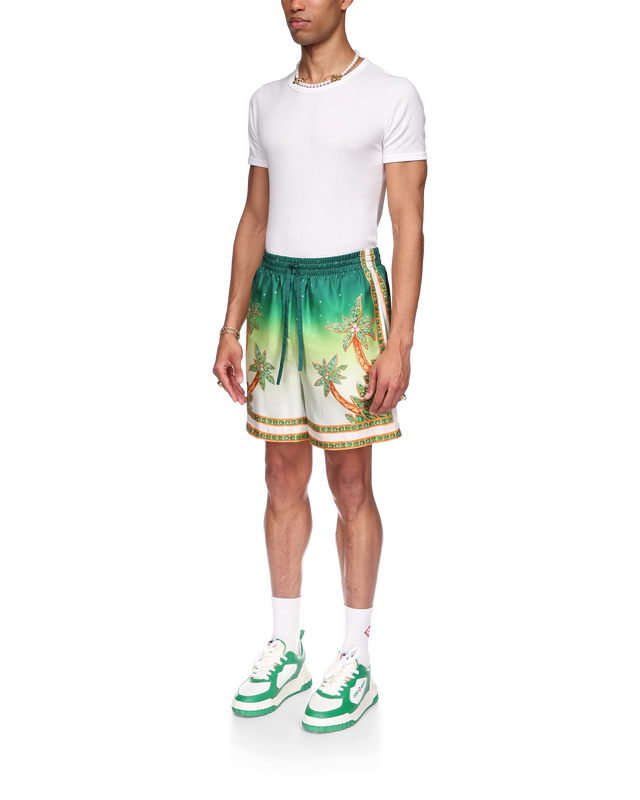 Casablanca Joyaux D'Afrique Silk Shorts | Casablanca Paris