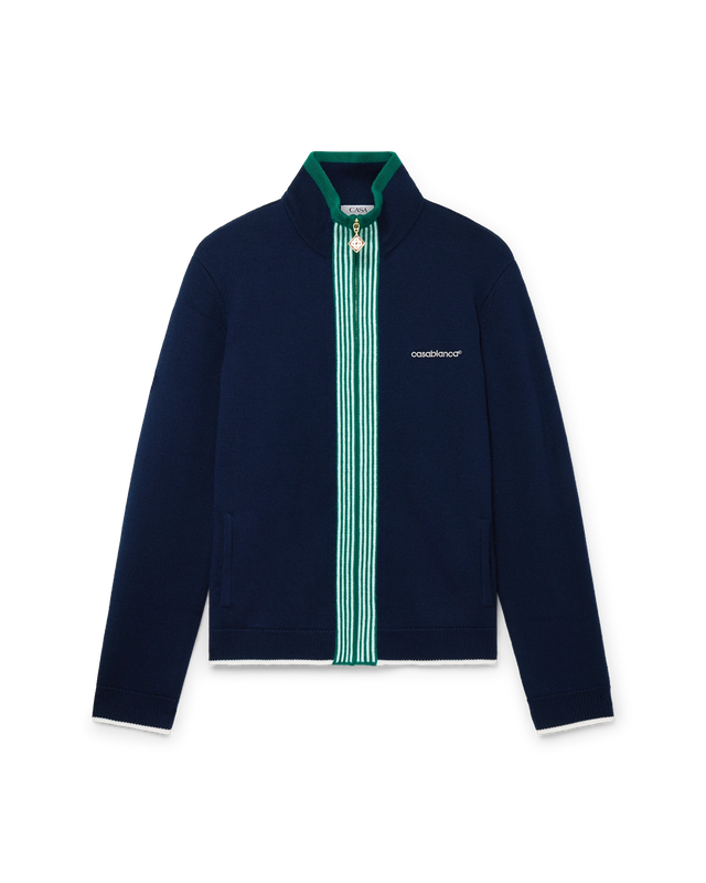 casablanca Knit Tennis Track Jacket | Casablanca Paris