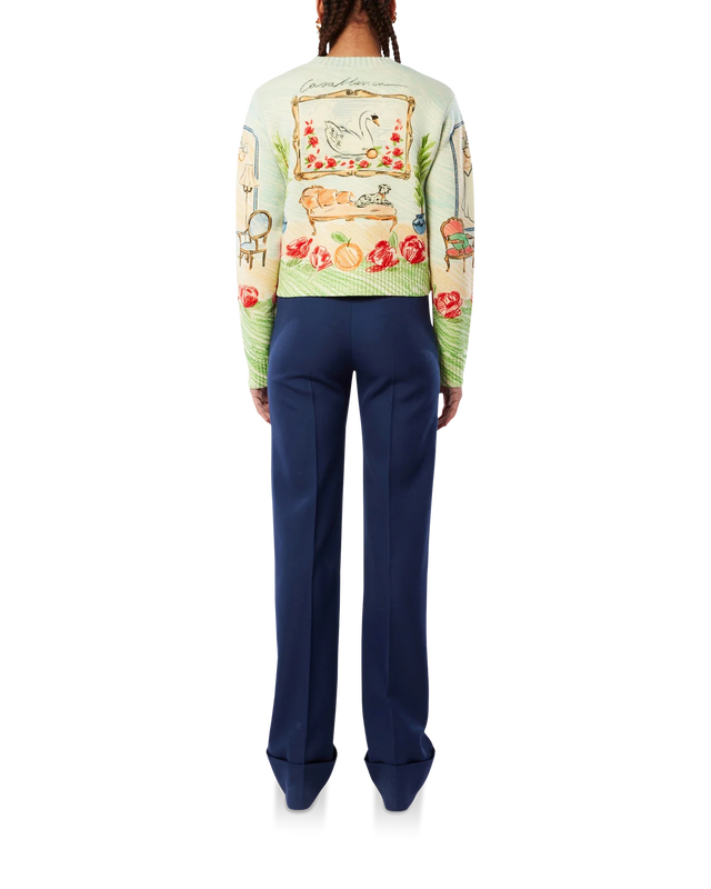 Casablanca L'Appartement De Reve Printed Crew Neck Jumper | Casablanca Paris