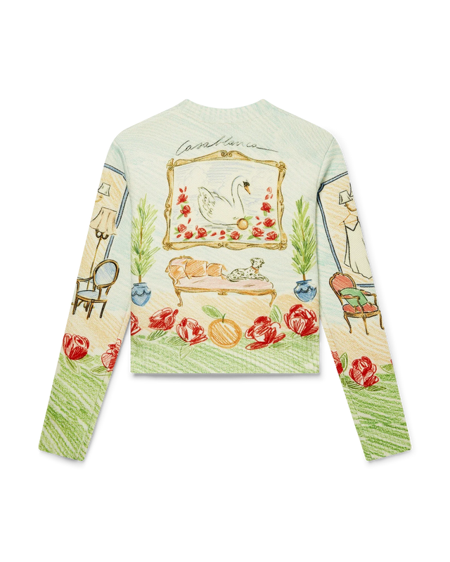 Casablanca L'Appartement De Reve Printed Crew Neck Jumper | Casablanca Paris
