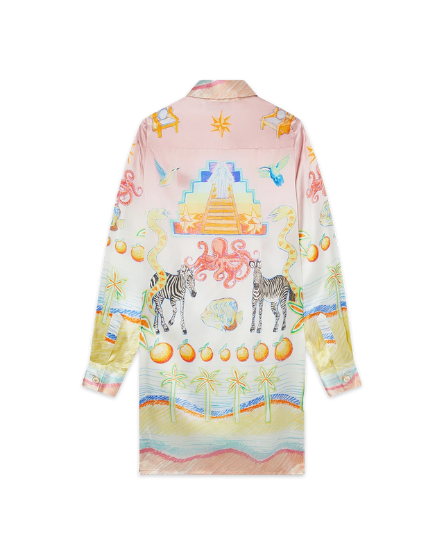 Casablanca L'Arbre De Vie Button Through Dress | Casablanca Paris