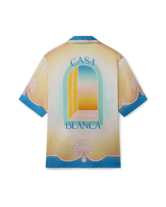 casablanca L'Arc Coloré Silk Shirt | Casablanca Paris