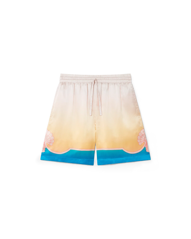 casablanca L'Arc Coloré Silk Shorts | Casablanca Paris