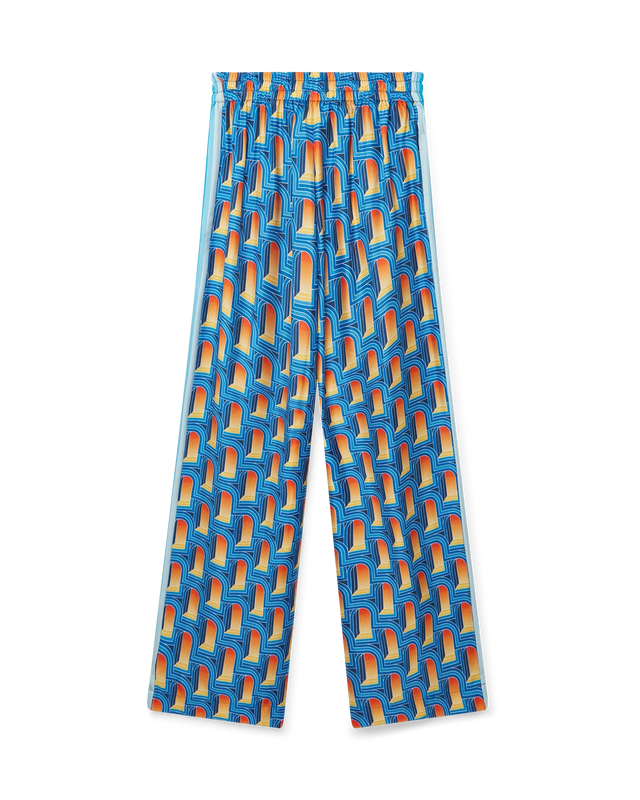 Casablanca L'Arche De Nuit Silk Wide Leg Trousers | Casablanca Paris