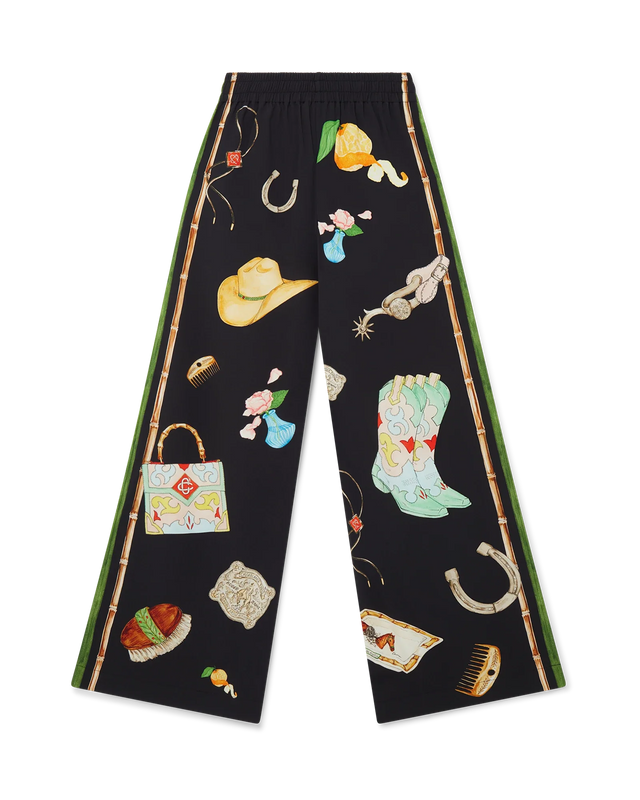 Casablanca L'Ecurie Nuit Wide Leg Trousers | Casablanca Paris