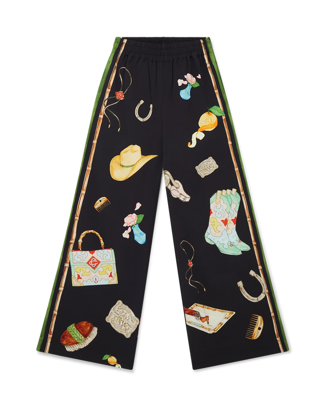 casablanca L'Ecurie Nuit Wide Leg Trousers | Casablanca Paris