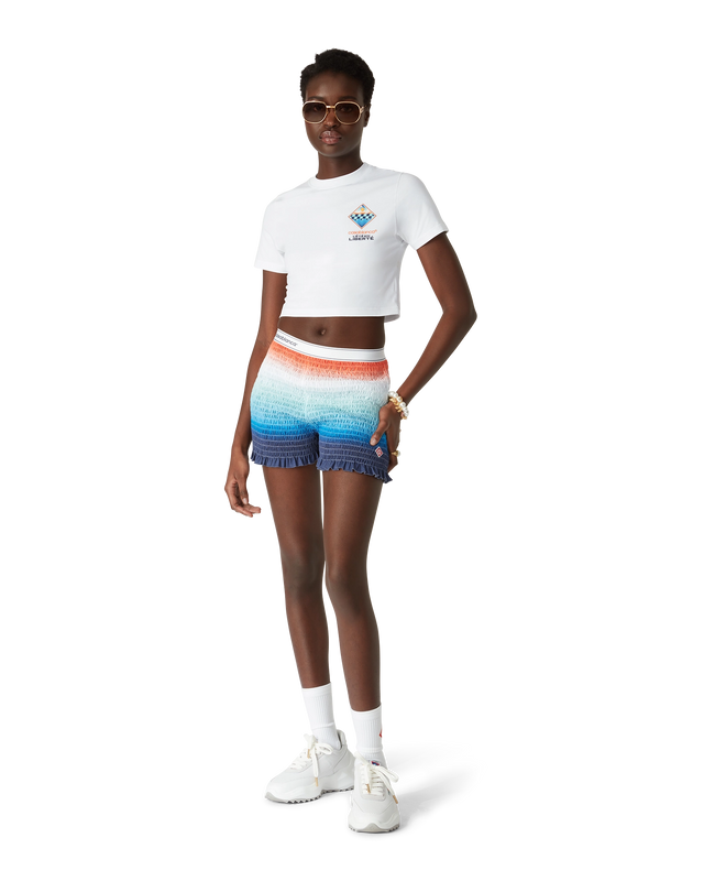 Casablanca L'été En Liberté Cropped T-Shirt | Casablanca Paris