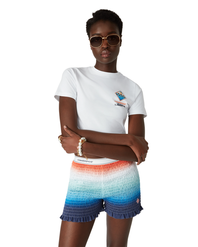 Casablanca L'été En Liberté Cropped T-Shirt | Casablanca Paris