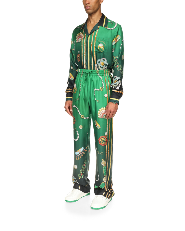 Casablanca La Boite A Bijoux Silk Trousers | Casablanca Paris