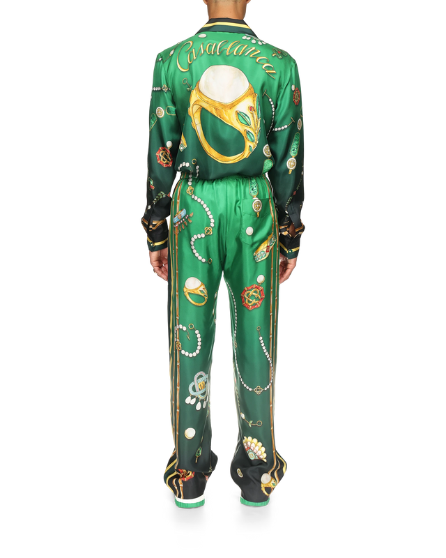 Casablanca La Boite A Bijoux Silk Trousers | Casablanca Paris