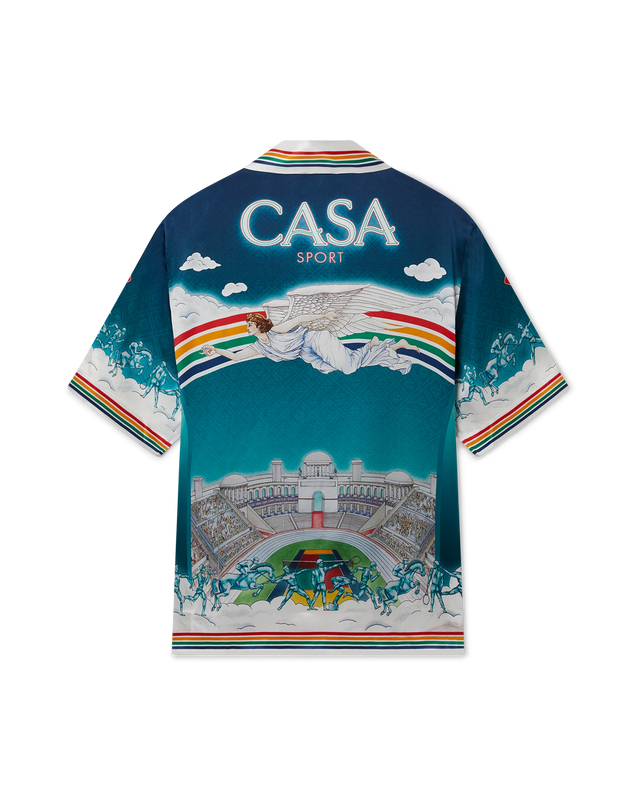 casablanca La Déesse Du Stade Silk Shirt | Casablanca Paris