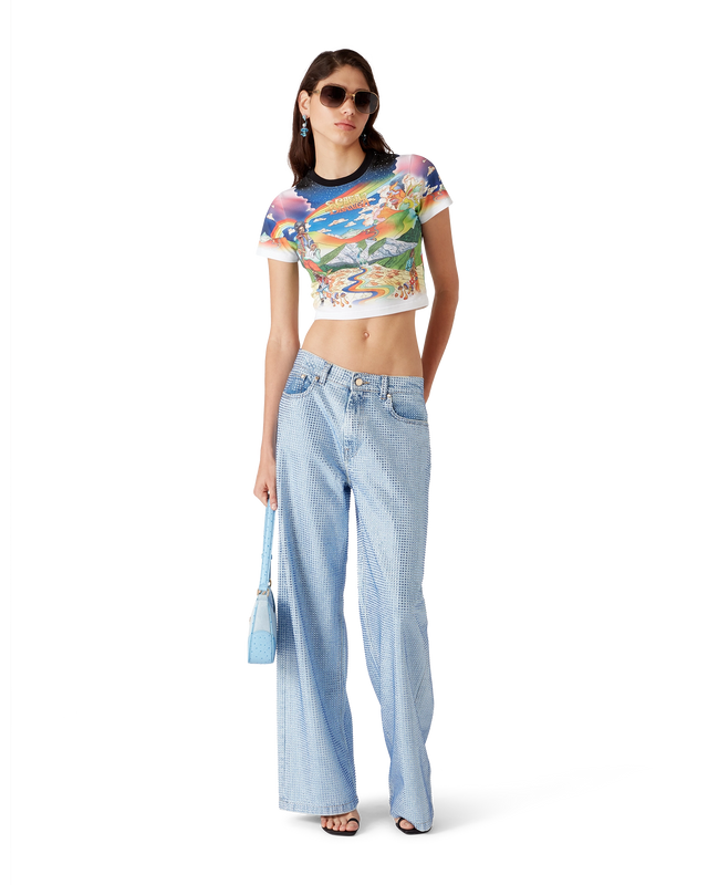 Casablanca La Musique Cropped T-Shirt | Casablanca Paris