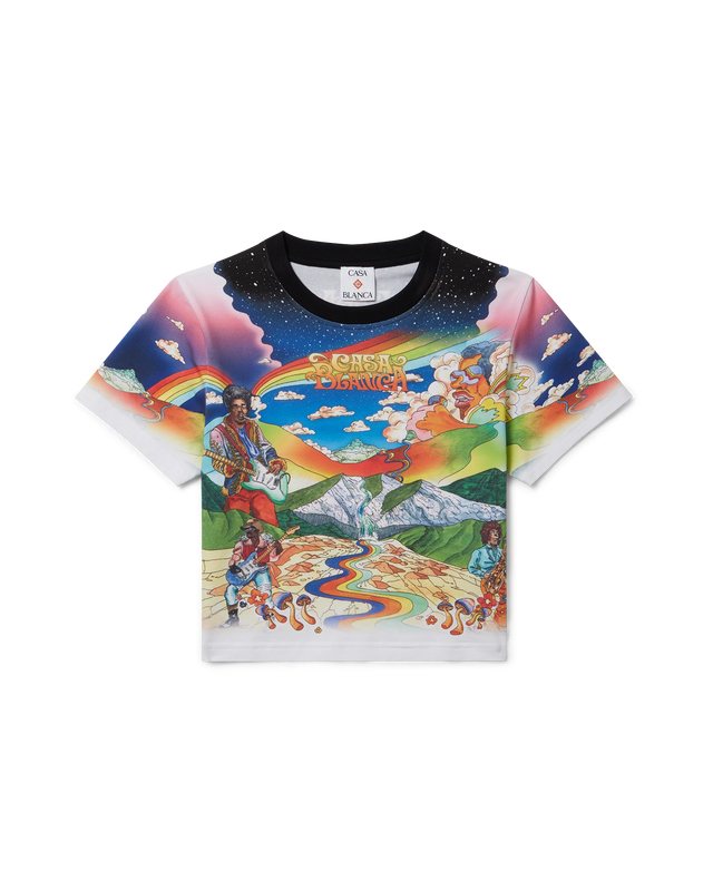 casablanca La Musique Cropped T-Shirt | Casablanca Paris