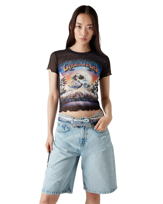 Casablanca La Prémonition Mesh T-Shirt | Casablanca Paris