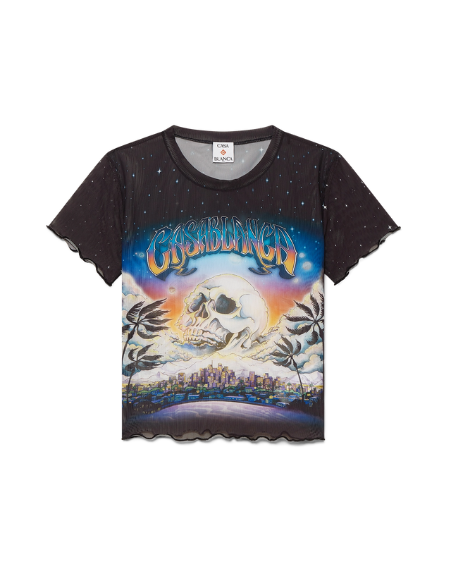 casablanca La Prémonition Mesh T-Shirt | Casablanca Paris