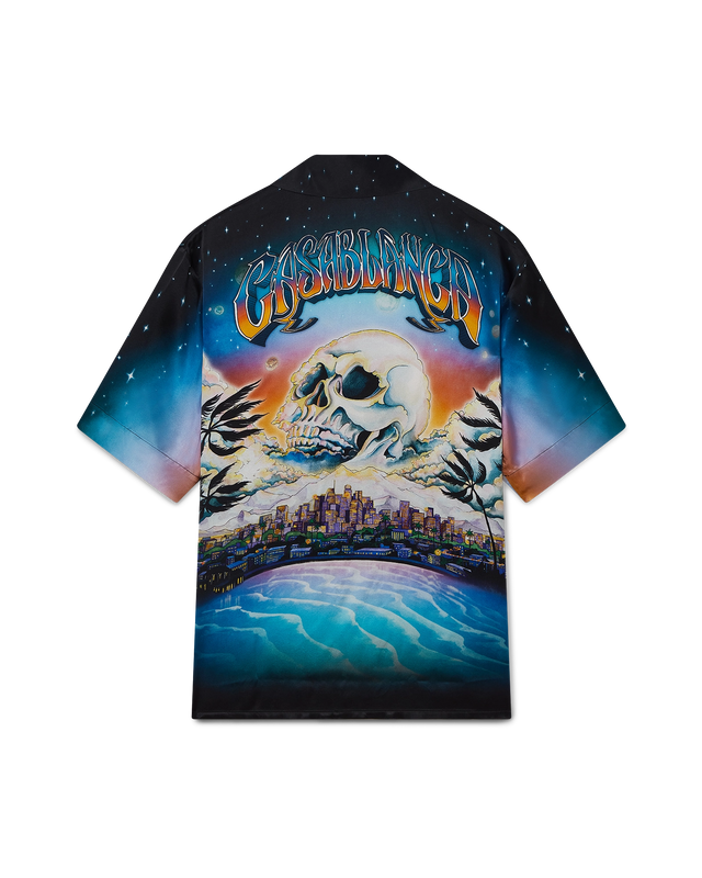 casablanca La Prémonition Short Sleeve Silk Shirt | Casablanca Paris