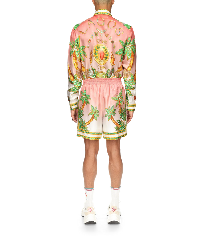 Casablanca Lagos Tennis Club Silk Shirt | Casablanca Paris