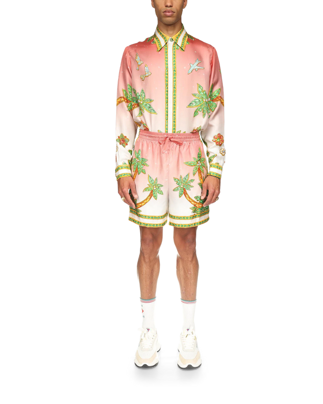 Casablanca Lagos Tennis Club Silk Shirt | Casablanca Paris