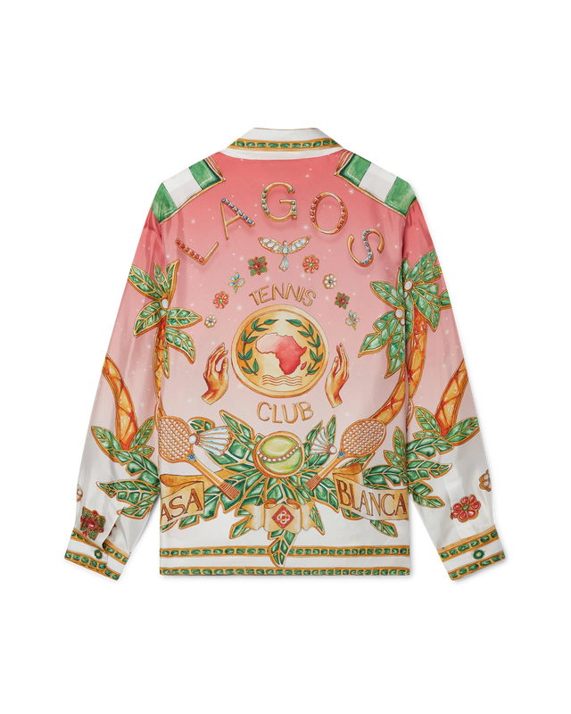 casablanca Lagos Tennis Club Silk Shirt | Casablanca Paris