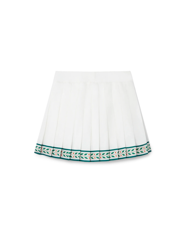 casablanca Laurel Silk Tennis Mini Skirt | Casablanca Paris