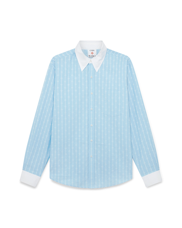 casablanca Laurel Stripe Jacquard Shirt | Casablanca Paris