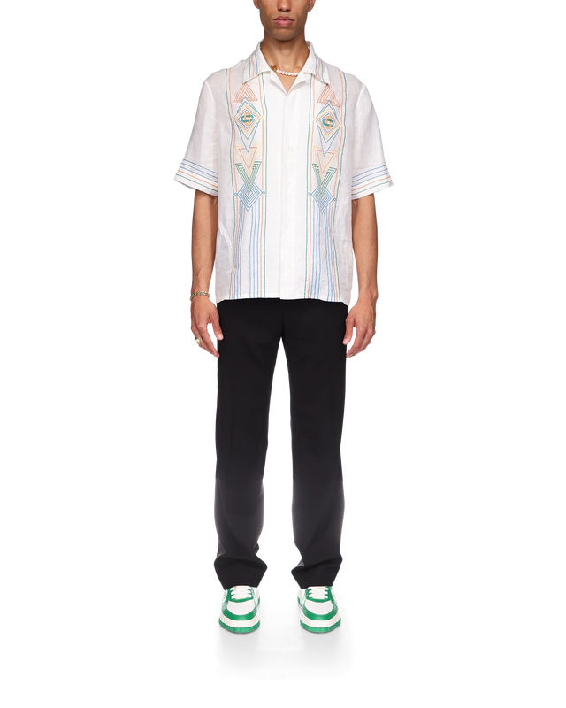 Casablanca Le Fil De La Musique Linen Shirt | Casablanca Paris