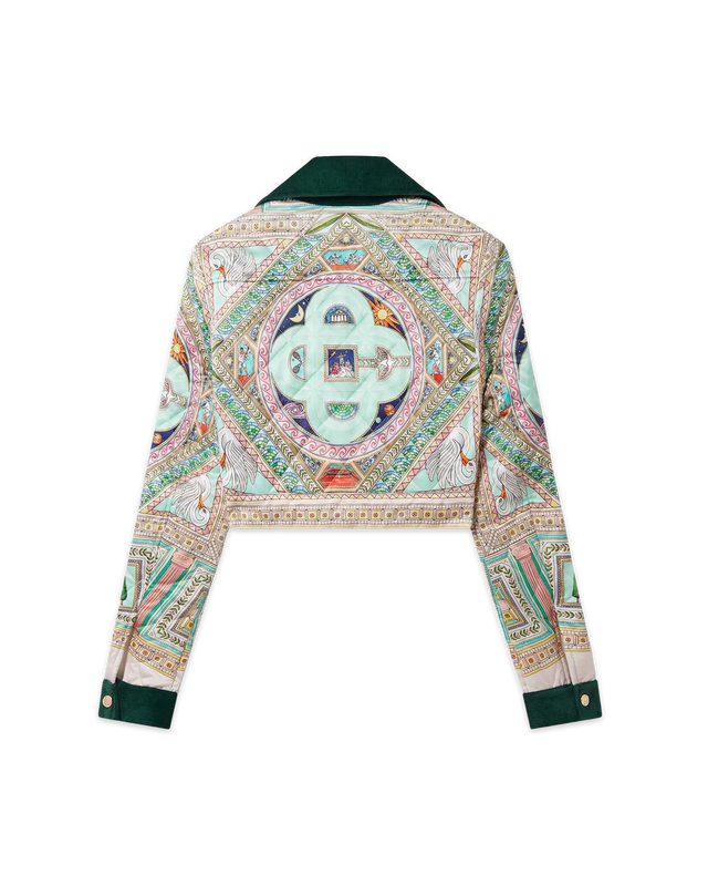 Casablanca Le Labyrinthe Quilted Cropped Jacket | Casablanca Paris