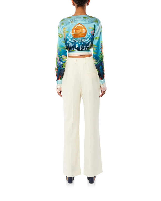 Casablanca Le Lac Tranquille Wrap Blouse | Casablanca Paris